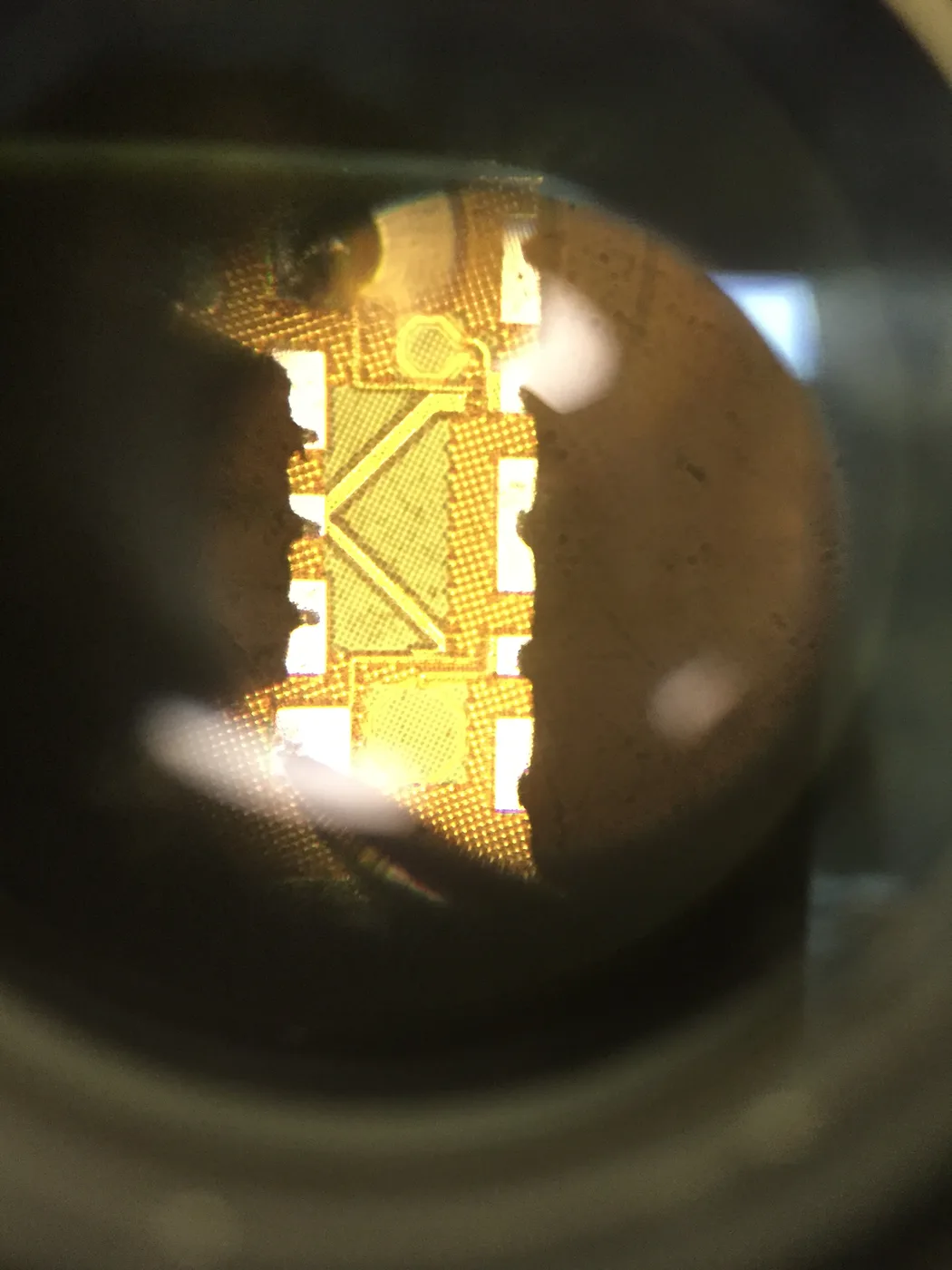 IBM 45nm SOI die photograph from an actual MPW tape-out