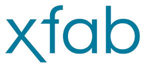 X-FAB foundry logo